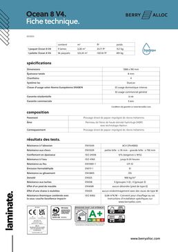 Revêtement de sols stratifié I Ocean +