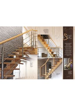 Escalier en bois plein | CAUSSE