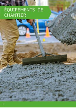 Équipements et matériel de chantier de construction