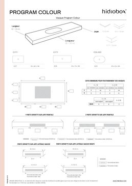 Plan de toilette autoportant avec vasque | PROGRAM COLOUR