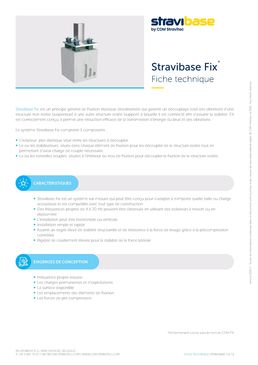 Fixation élastique structurelle | Stravibase Fix  