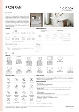 Plan de toilette autoportant avec vasque en scene solid surface | PROGRAM 