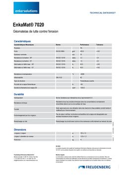 Géonatte protection contre l'érosion | ENKAMAT