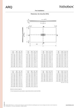 Receveur de douche en Kromat | ARQ