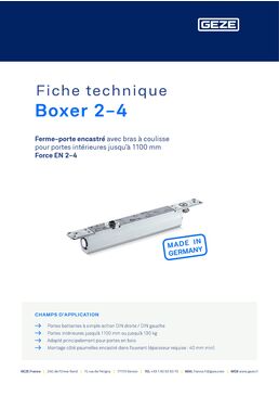 Ferme-portes encastrés | Boxer EFS 4-6