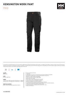 Pantalon de travail avec bouton en métal | KENSINGTON WORK PANT