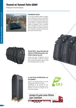 Tunnel d'infiltration 300 L | GRAF