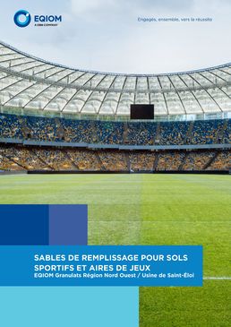 Sables siliceux pour sols sportifs | EQIOM 