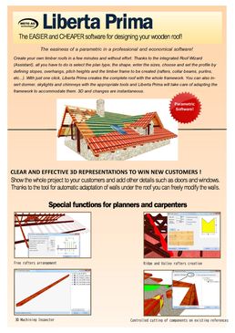 Logiciel pour construction de toitures en bois | Liberta Prima