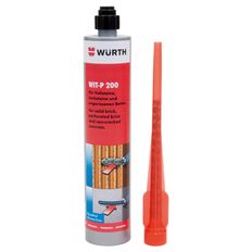 Mortier en polyester sans styrène pour supports d'ancrage type maçonnerie et béton non fissuré | WIT-P 200 / Art. N° 5918212300