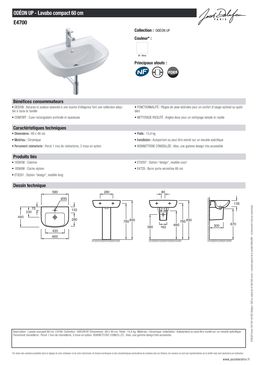 Gamme d'appareils sanitaires en six couleurs | Odéon Up