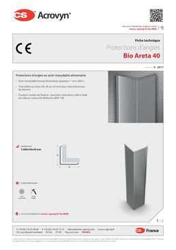 Protections d'angles en inox (Bio Areta) | 30A / 50A / 75A