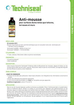 Démousseur pour toitures et terrasses | Anti-mousse Concentré