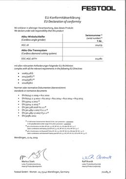 Meuleuses d'angle sans fil pour travaux de ponçage et d’ébarbage | AGC 18-125 Li 5,2 EB-Plus