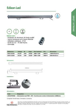 Projecteur Edison Led | Néon France