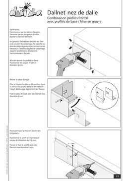 Système d’habillage réglable en aluminium pour la protection de nez de balcon | Dallnet Nez de dalle