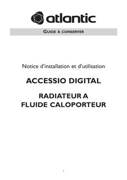 Radiateur électrique à fluide thermo-conducteur | Accessio