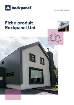 Revêtement extérieur à base de basalte naturel pour façades et toitures | ROCKPANEL Uni