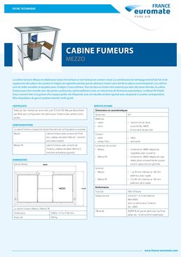 Cabine pour fumeurs Smoke ‘n Go | MEZZO