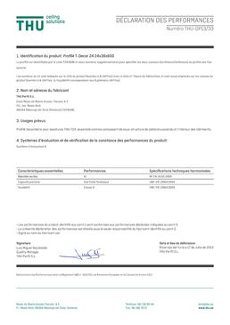 Ossatures métalliques pour plafonds | Profilés T24