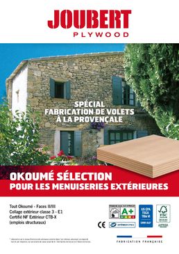 Contreplaqué Okoumé certifié FSC pour fabrication de volets I Okoumé Sélection