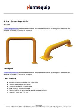 Arceau de protection