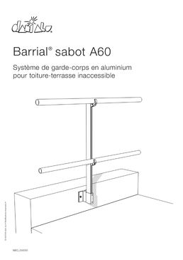 Garde-corps de sécurité pour toitures-terrasses inaccessibles | Barrial