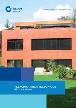 Béton autoplaçant pour réalisation de voiles, poteaux et poutres | Flexcimo Architectonique