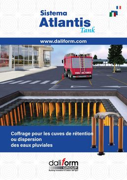 Coffrage pour les cuves de rétention ou dispersion des eaux pluviales et pour les piscines | Atlantis Tank