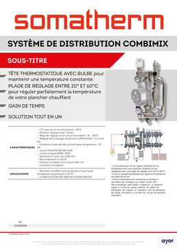 Système de distribution Combimix pour plancher chauffant | SOMATHERM