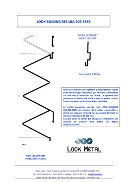 Profil look building | LBA.209-5889