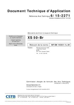 Menuiseries aluminium à ouvrant masqué respirant et occultant | XS 50 BR