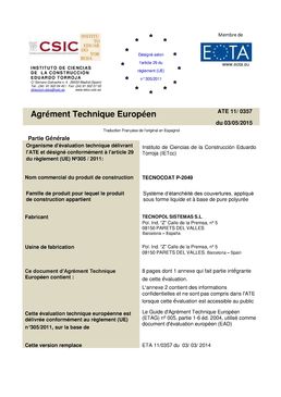 Système d'étanchéité liquide en pure polyurée | TECNOCOAT P-2049