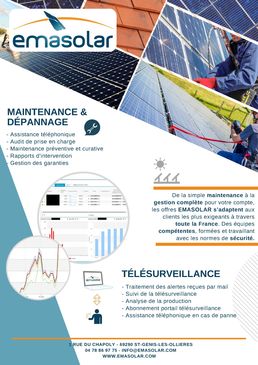 Maintenance Préventive et Corrective PV et dépannage | EMASOLAR