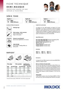 Demi-masque, pièce faciale en TPE Taille M 