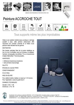 Peinture mate veloutée pour tous supports | Peinture ACCROCHE TOUT