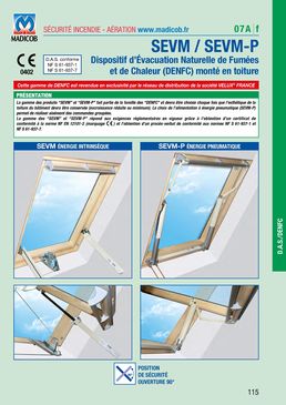 Exutoires de désenfumage DENFC | SEVM/SEVM-P