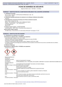 Vitrificateur bi-composant polyuréthane en phase solvant pour bois intérieurs | PATRIM 