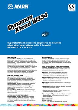 Adjuvant superplastifiant pour bétons à base de polymères nouvelle génération |  DYNAMON XTEND W334