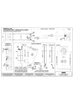 Contre-châssis Scrigno pour double portes coulissantes en verre | Essential Dual