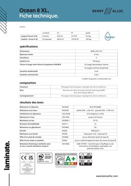 Revêtement de sols stratifié I Ocean +