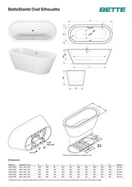 Baignoire en îlot | BetteStarlet Oval Silhouette