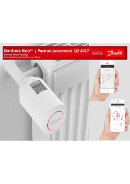 Nouvelle tête électronique universelle, facile à installer et à utiliser | Danfoss Eco™ 