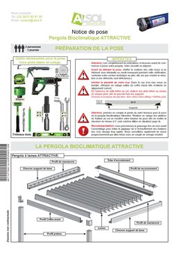 Pergola adossée bioclimatique en aluminium pour terrasses | Attractive 