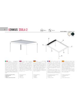 Pergola en version auto-portante ou adossée  | ISOLA 2