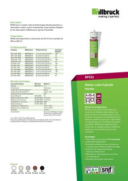 Mastic-colle façade hybride | SP522