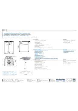 Tabouret escamotable pour douche | Tabouret de douche