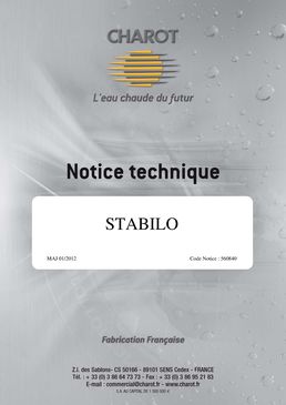 Modules de maintien de pression pour installations de chauffage | Stabilo