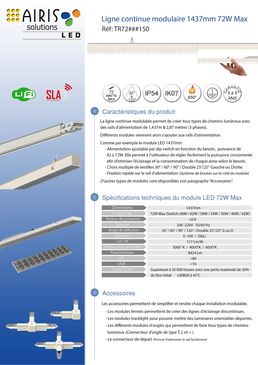 Ligne continue pour éclairage LED asymétrique | Line Track