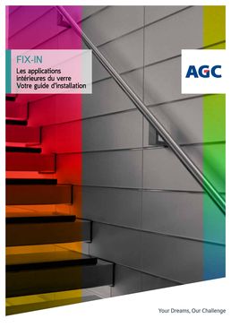 Fixation adhésive des verres décoratifs laqués et des miroirs | FIX-IN 